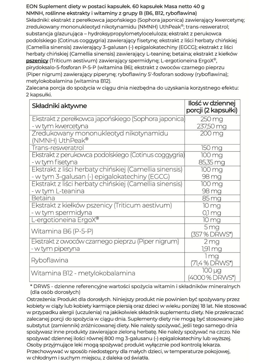 EON Longevity Complex - obrazek 3