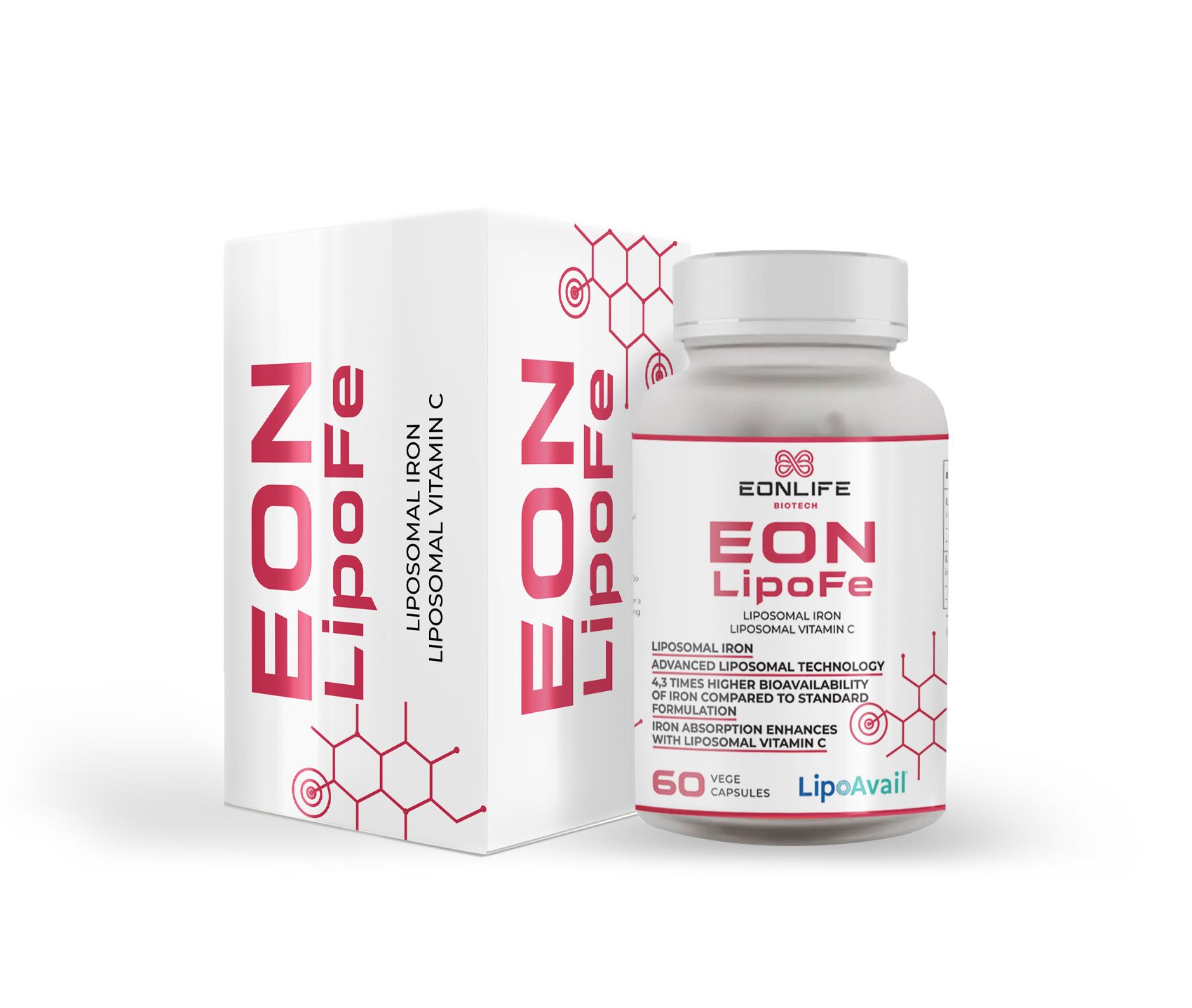 EON LipoFe – Liposomal Iron 20 mg - obrazek 2